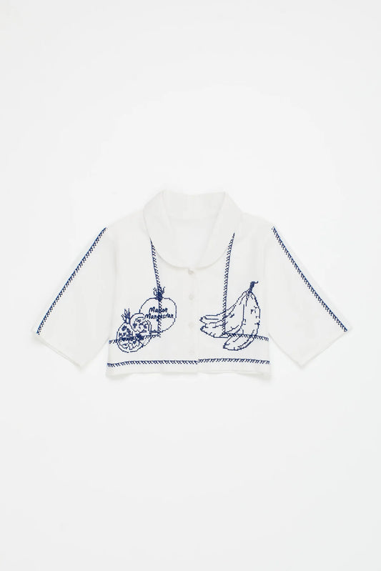 Pomegranate Embroidery Shirt