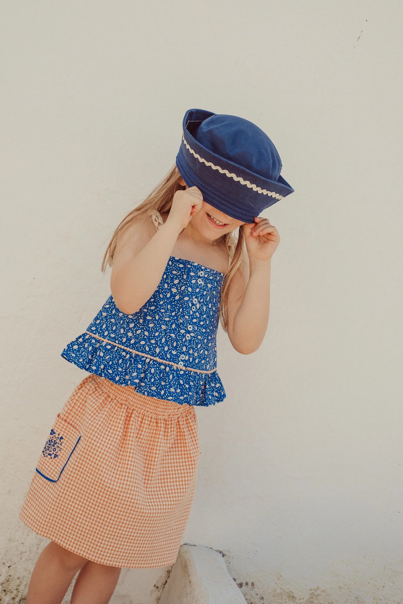 Rosalia Top - Blue Cocoa