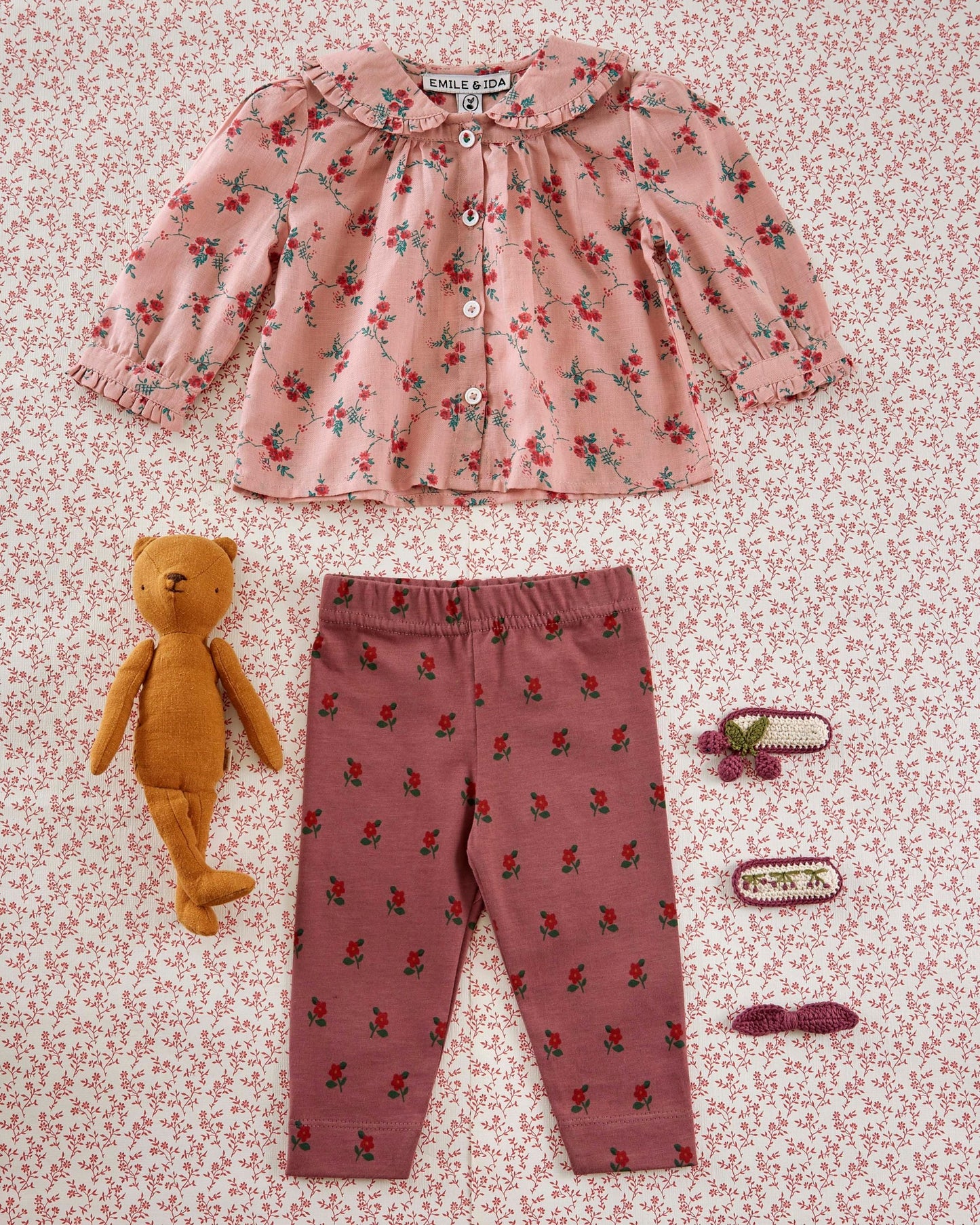 Pink Aster Baby Blouse