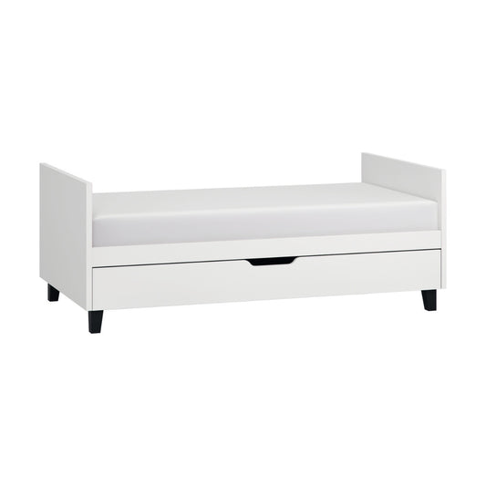 Simple Cot Bed 70x140cm - White