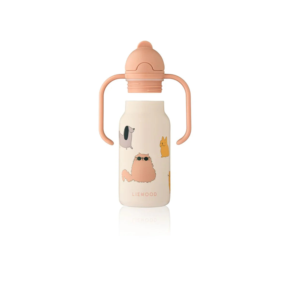 Kimmie Bottle 250ml - Cats and Dogs / Sandy