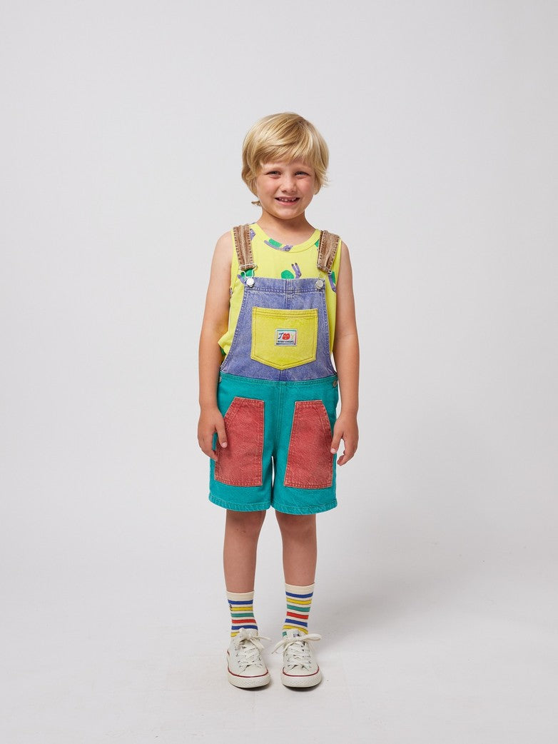 Color Block Dungaree