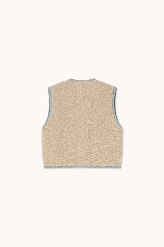 Xmas Tiny Town Sherpa Vest