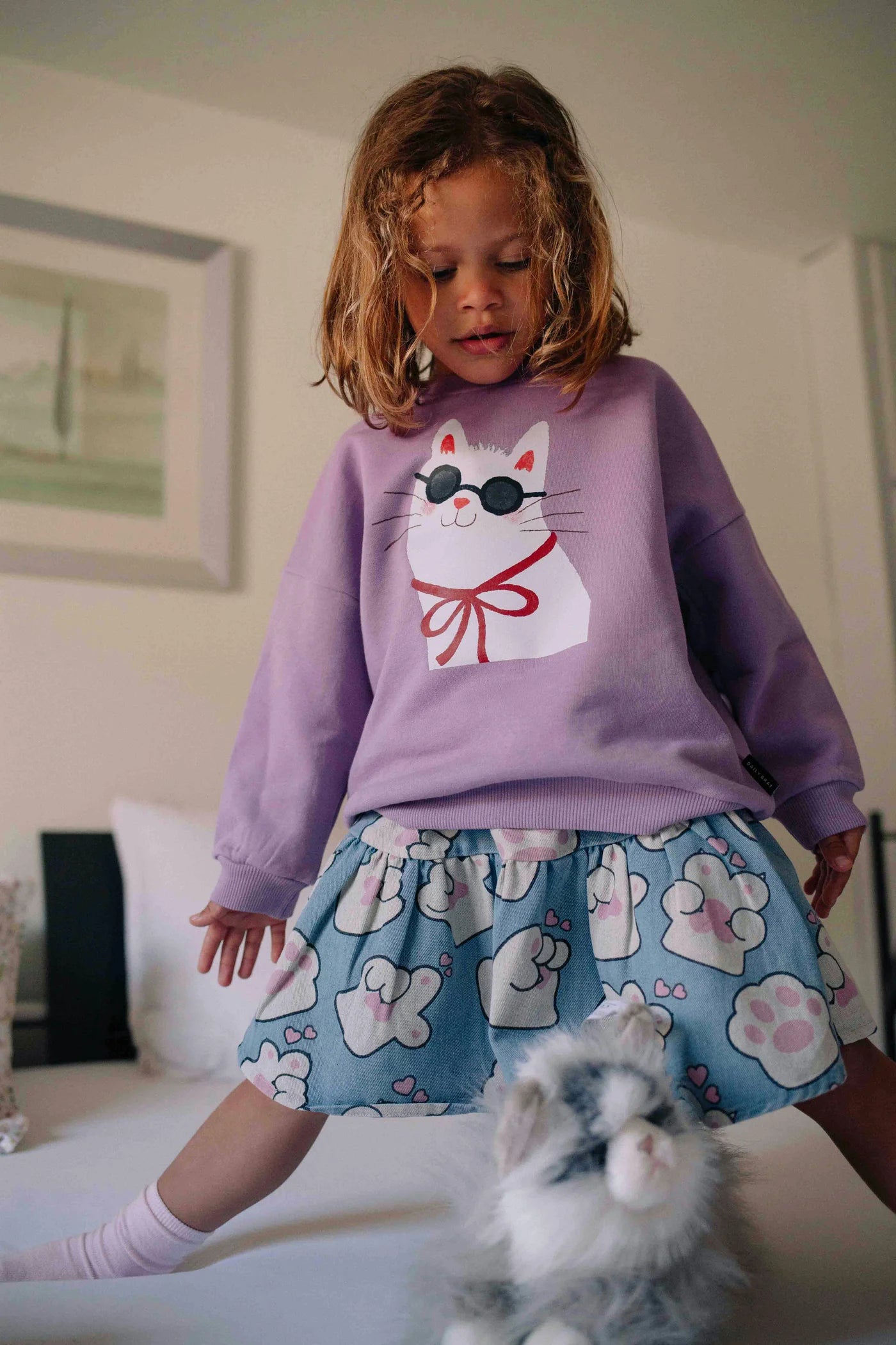 Fluffykins Denim Skirt
