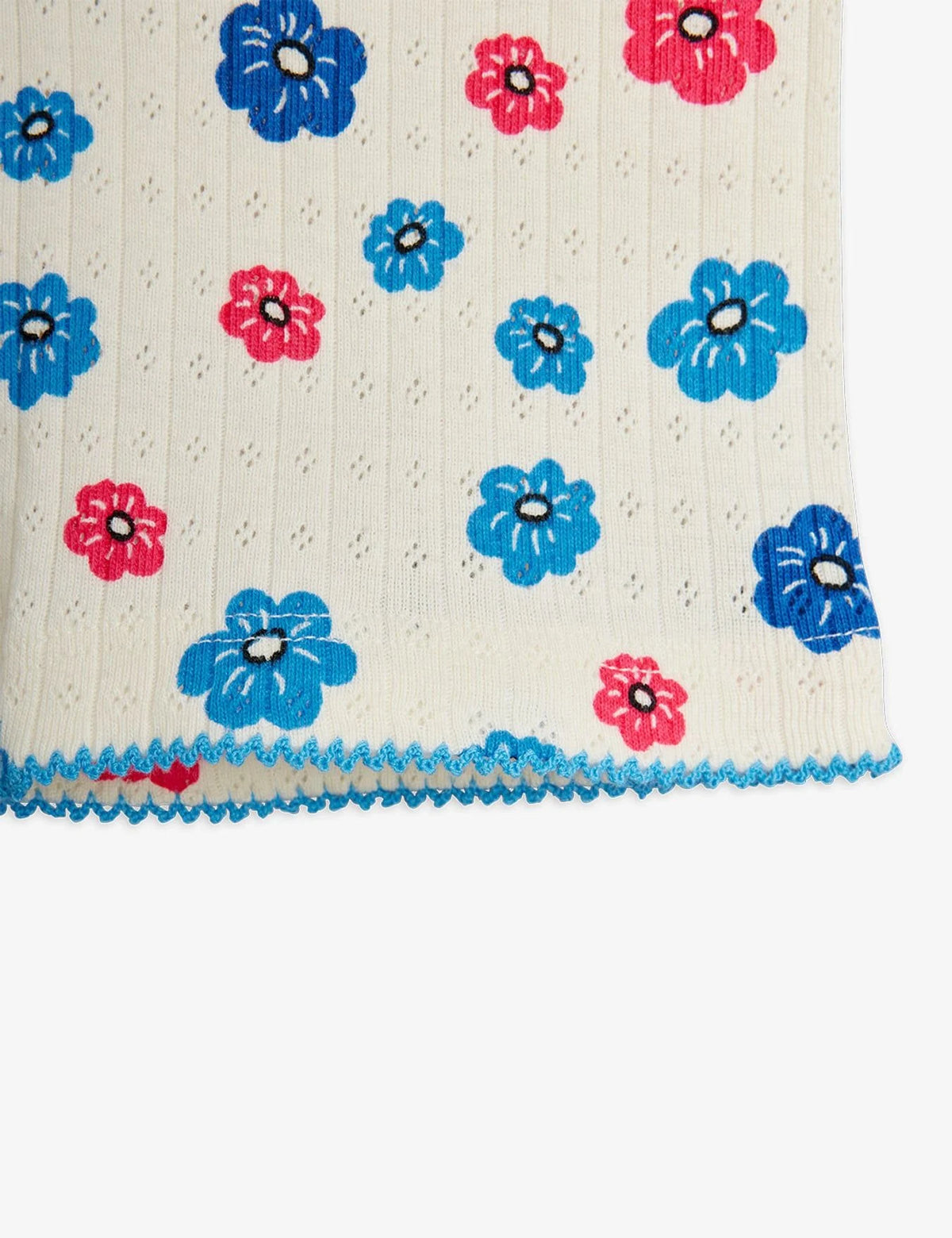 Flowers Pointelle Bike Shorts