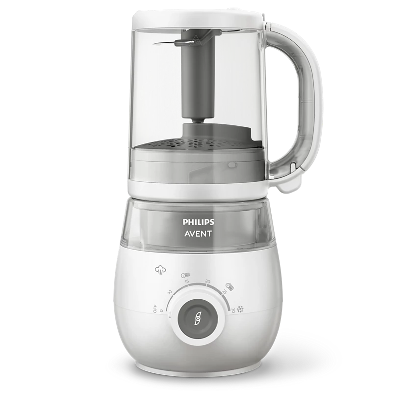 Premium 4-in-1 Baby Food Steamer and Blender (SCF883/02)