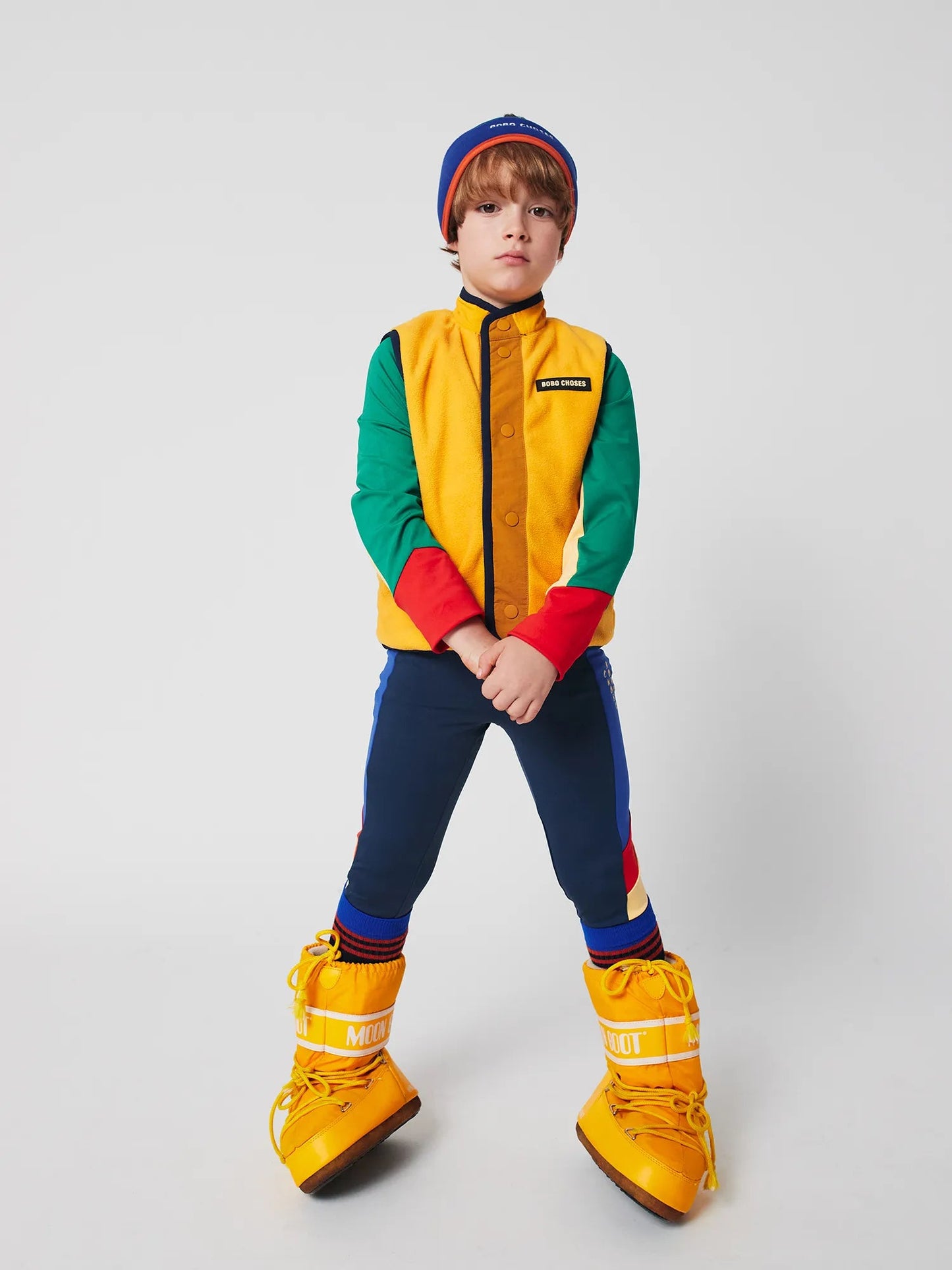 Multicolor Tiles Reversible Vest