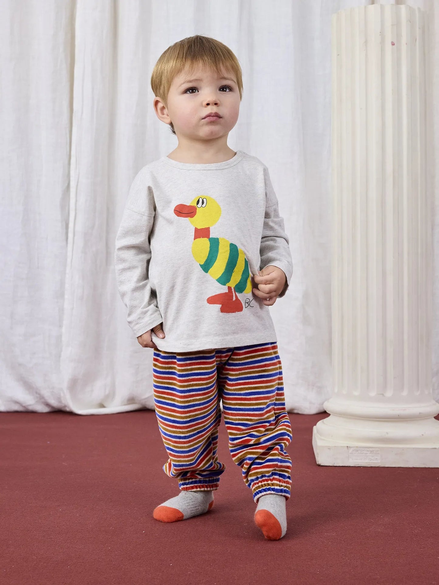 Striped Duck Baby Tshirt