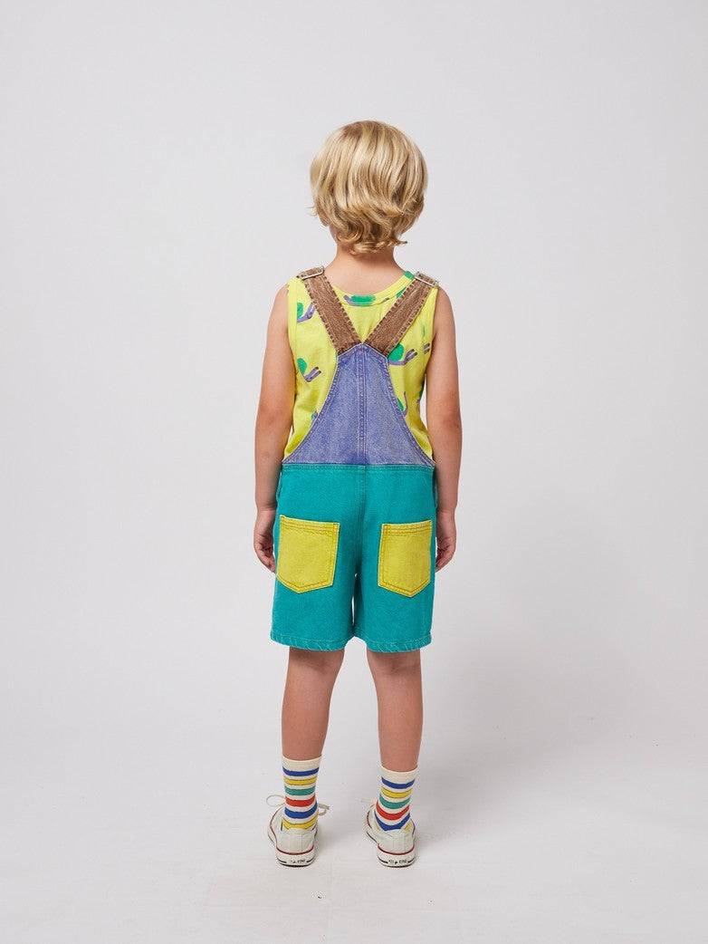 Color Block Dungaree