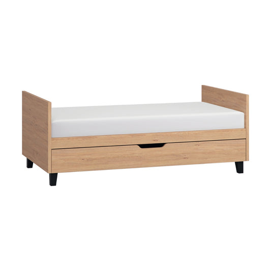 Simple Cot Bed 70x140cm - Oak