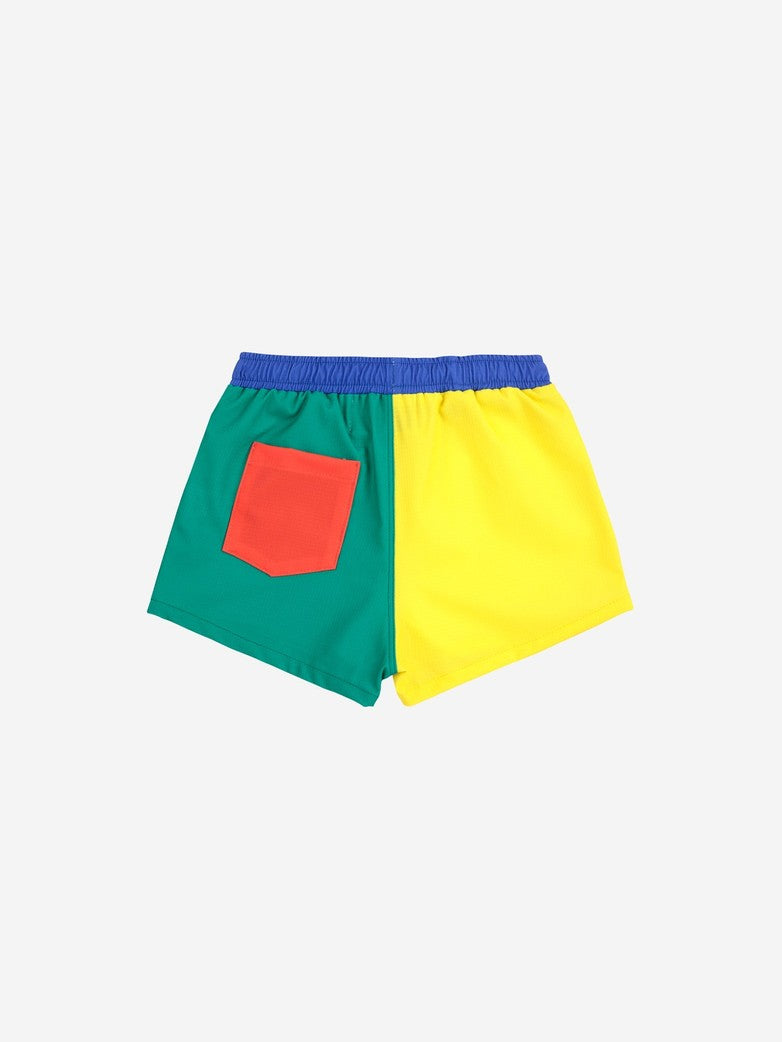 Color Block Baby Swim Trunks