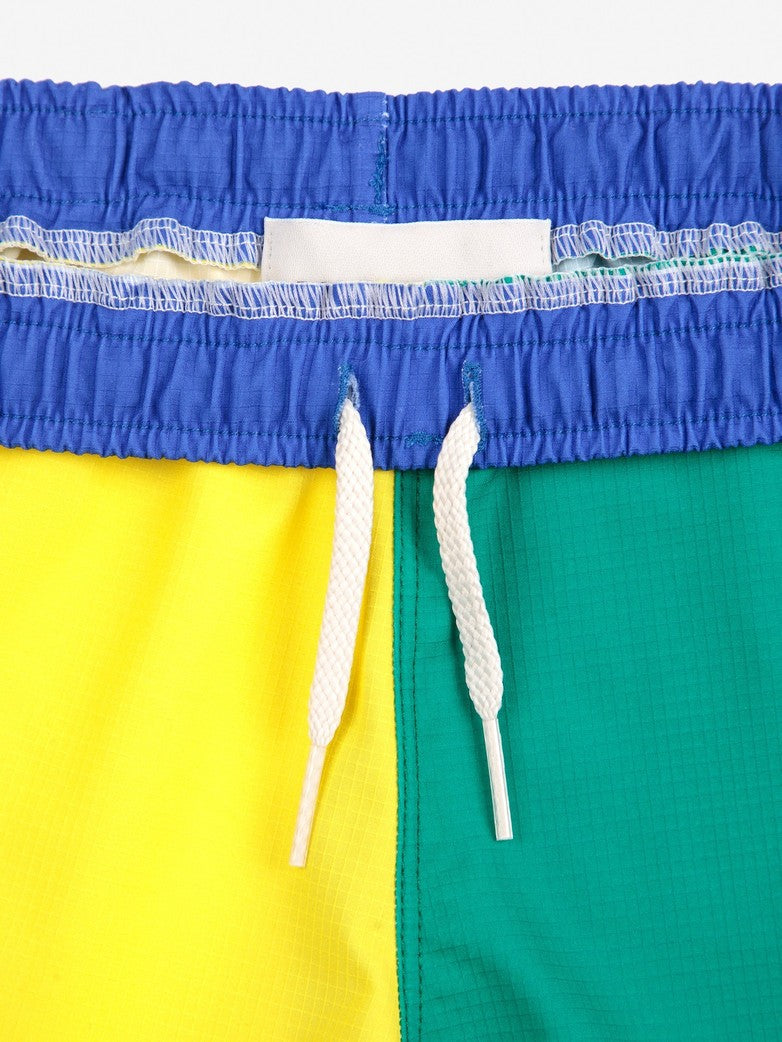 Color Block Baby Swim Trunks