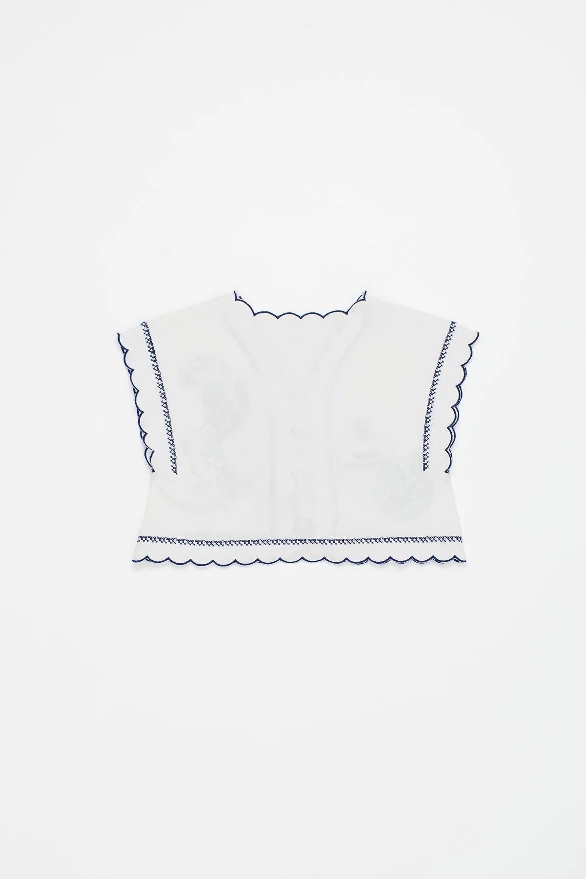 Pomegranate Embroidery Top