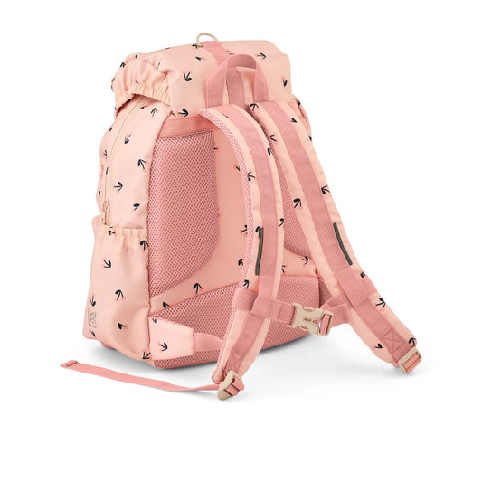 Johnny School Backpack - Cherry Heart / Rosey