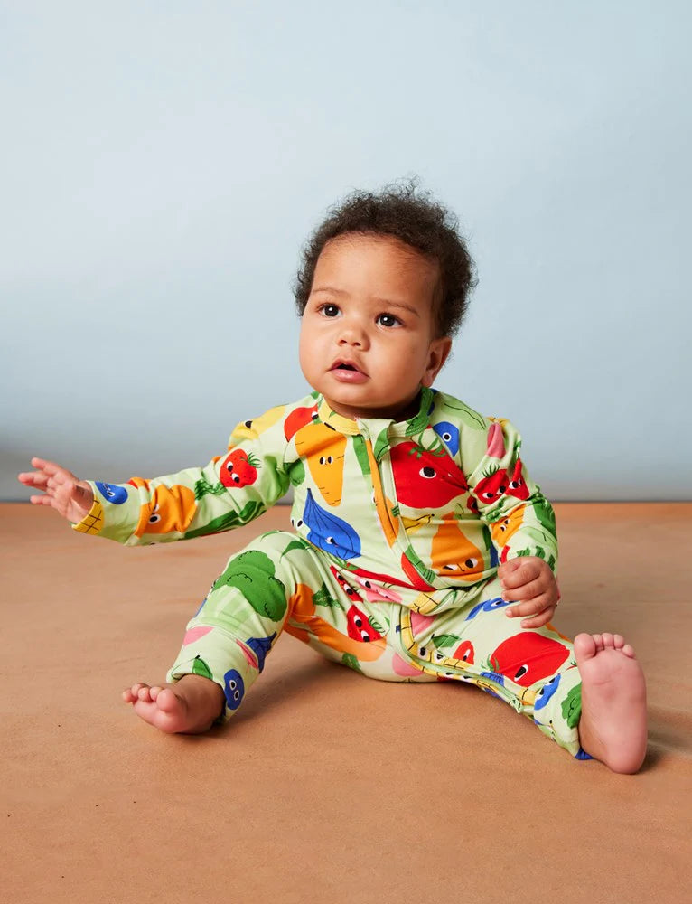 Happy Harvest Long Sleeve Playsuit
