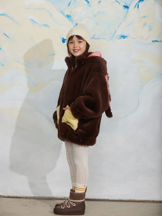 Rabbit Faux Fur Jacket