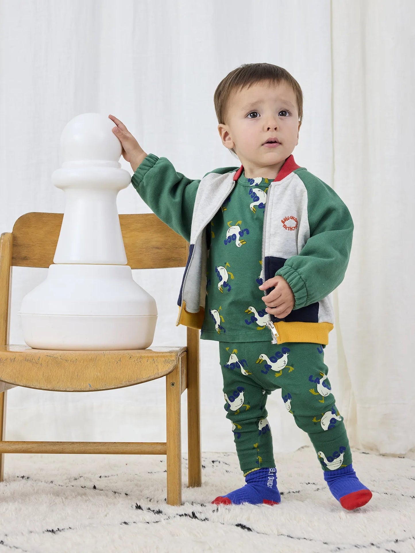 Tic Tac Toe Baby Zipped Sweater