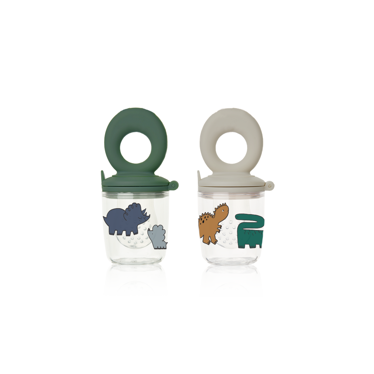 Miranda Food Feeder 2-Pack - Dinosaurs / Mist