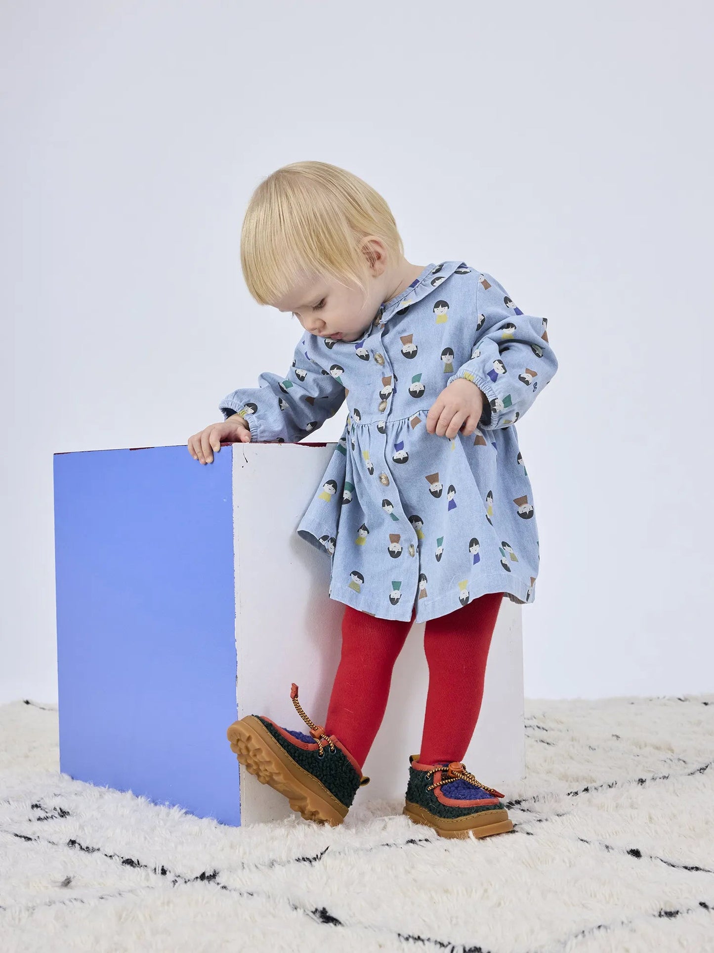 Game Pawns Baby Denim Dress
