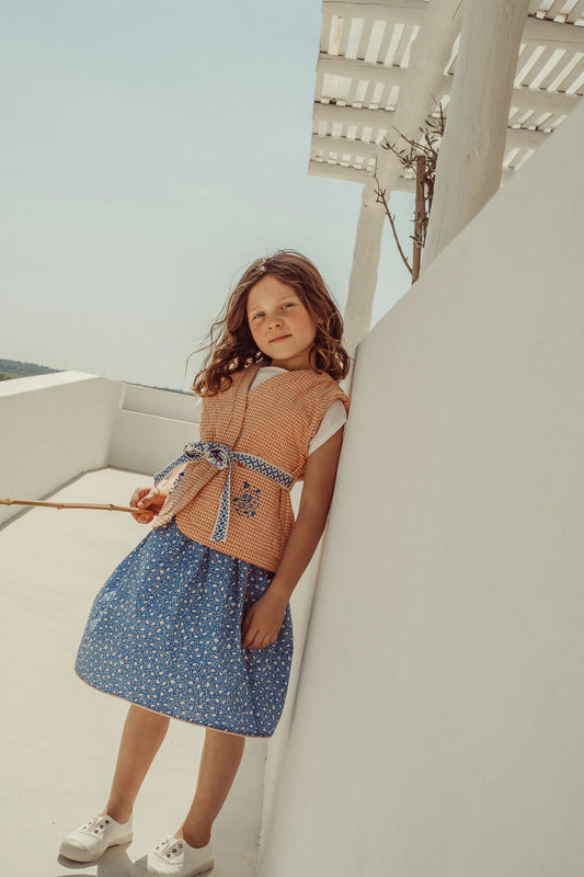 Amalia Skirt - Blue Cacao