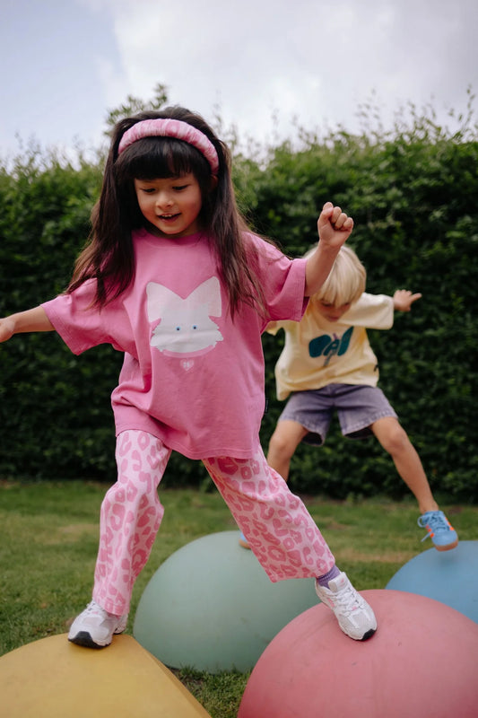 Bubble Blush Leopard Jeans