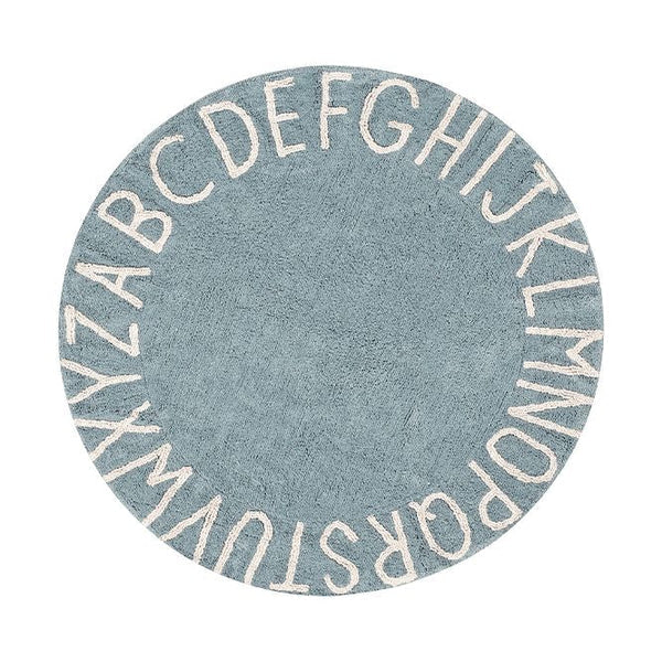 Washable Rug - ABC Vintage Blue Natural (Ø 150cm)