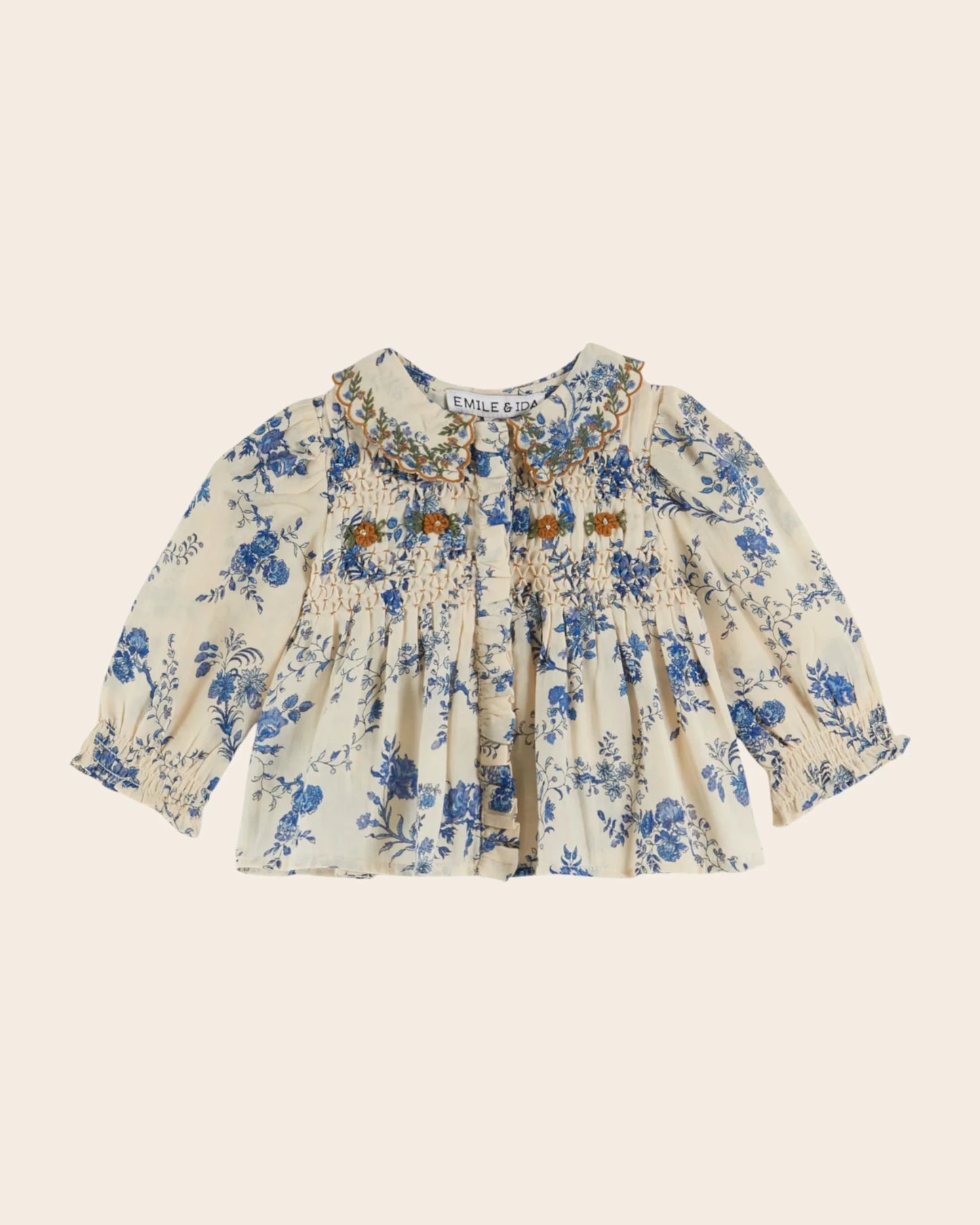 Blue Orchid Baby Blouse