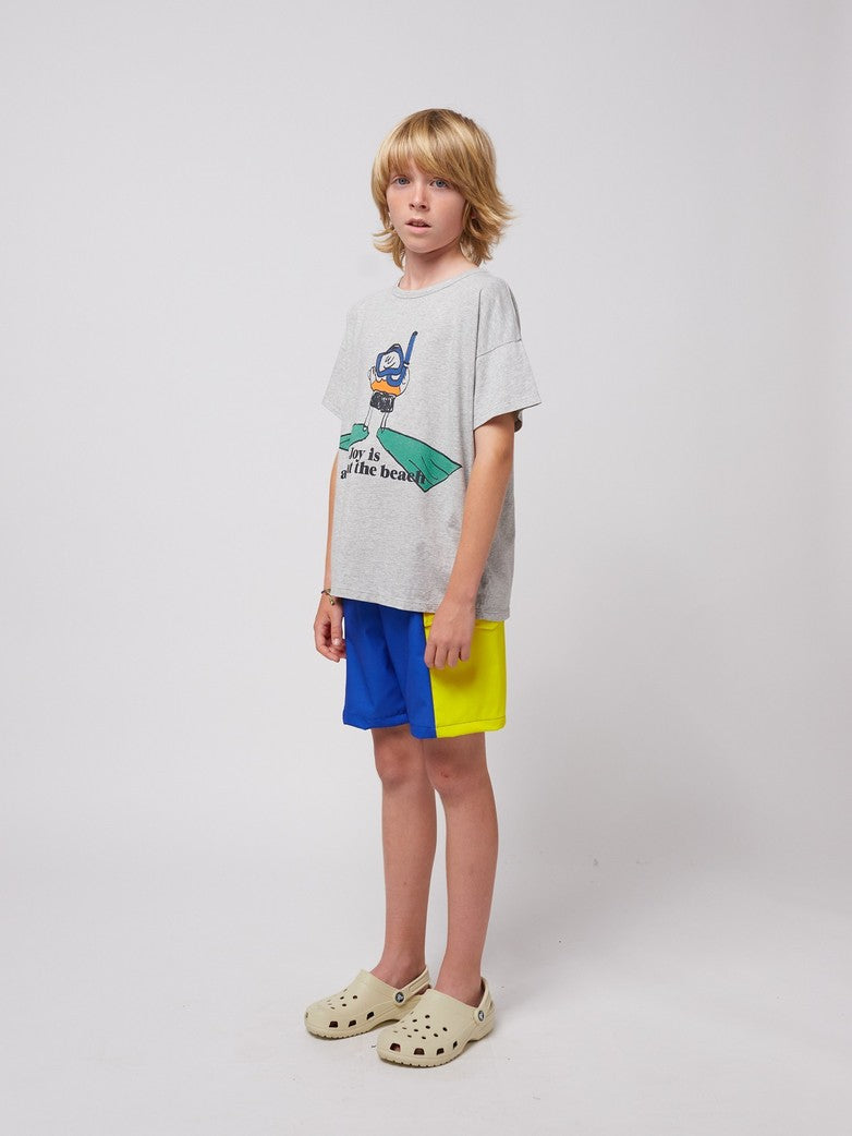 Color Block Swim Board Shorts