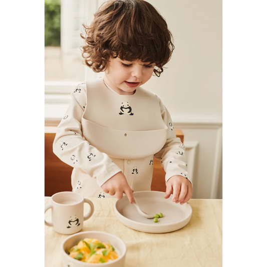 Vivi Printed Tableware Set - Panda / Sandy