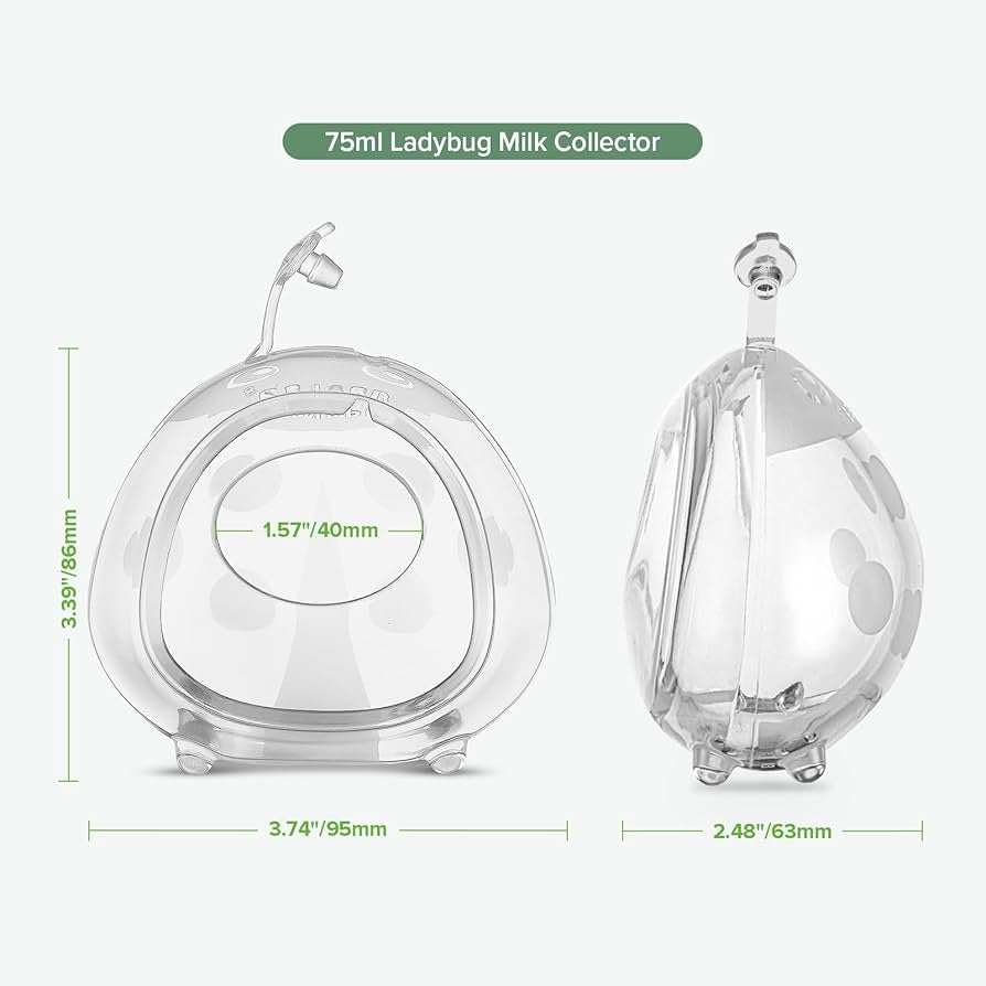 Silicone Ladybug Milk Collector (75ml)