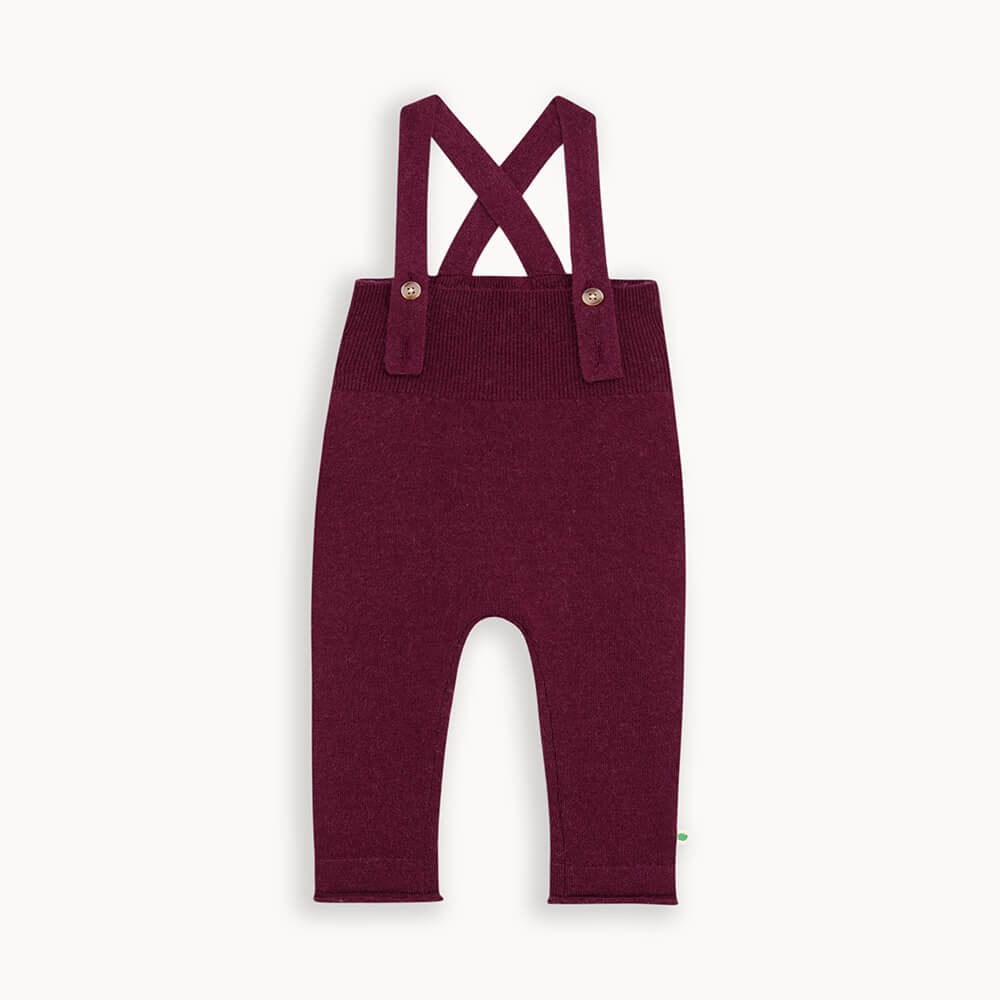 Harper Dungaree - Pomegranate