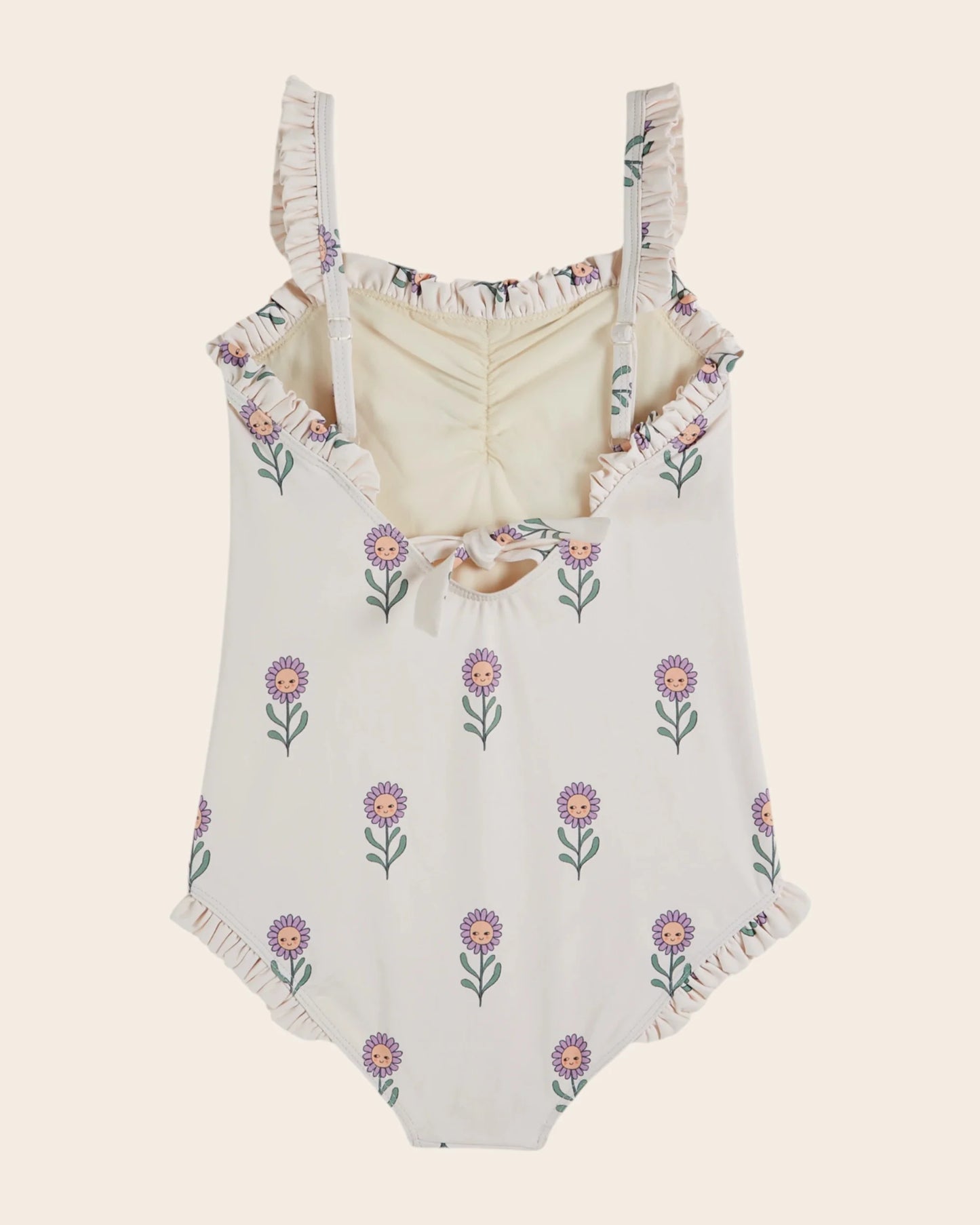 Sunflower Print Swimsuit