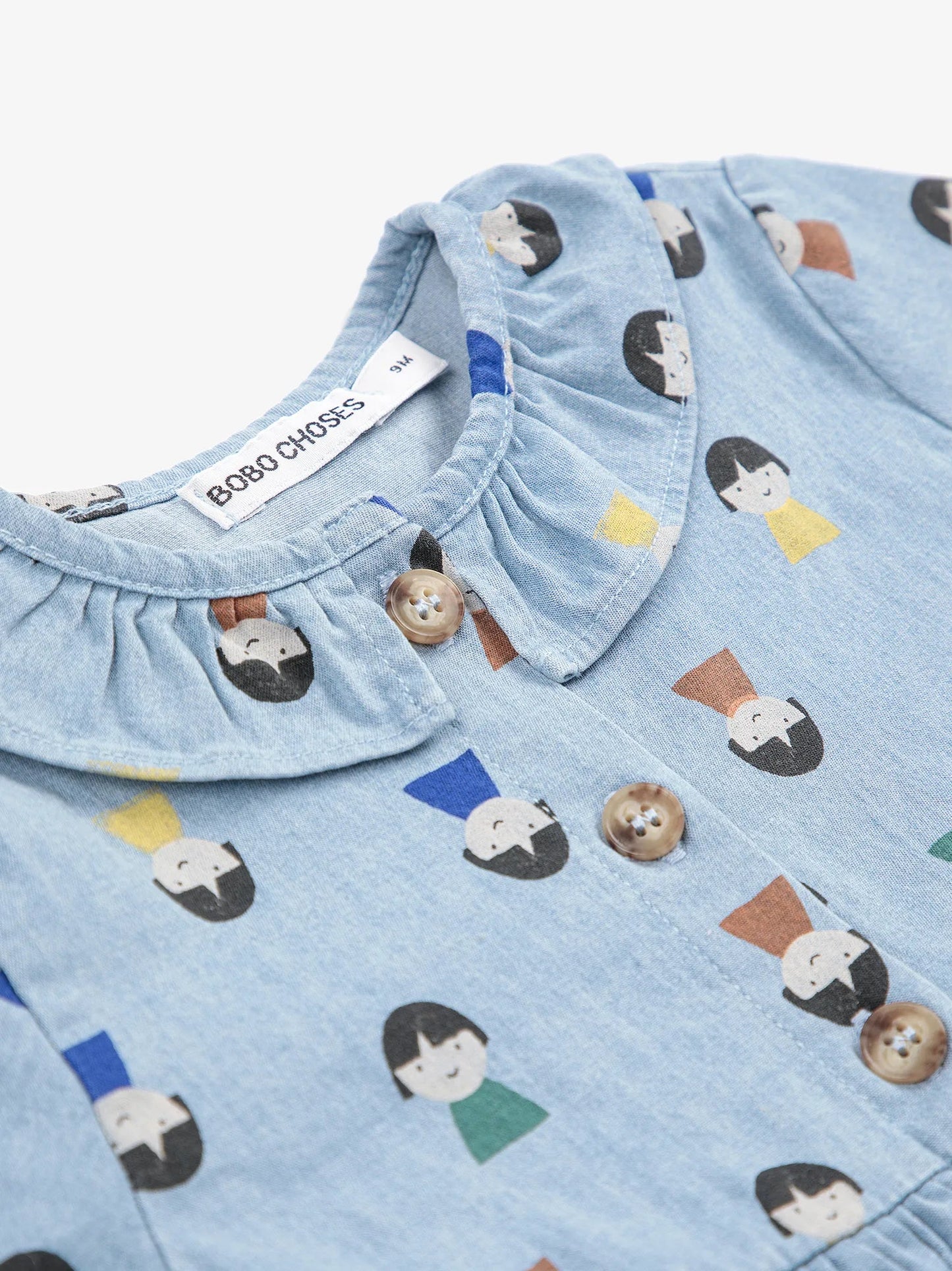 Game Pawns Baby Denim Dress