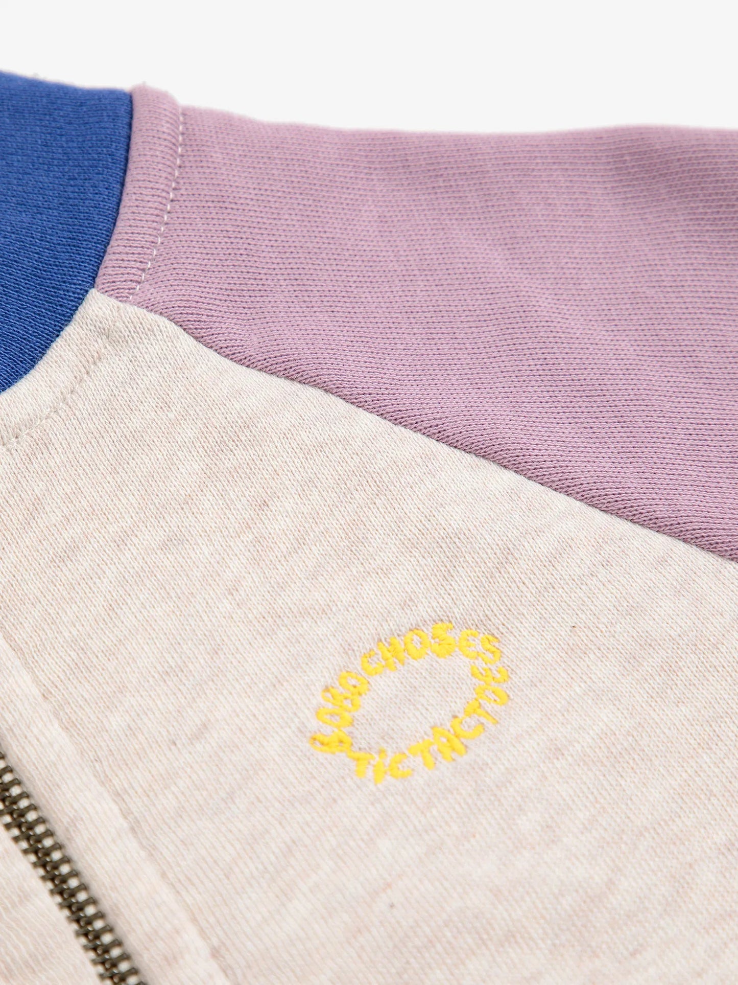 Color Block Baby Zipped Sweater