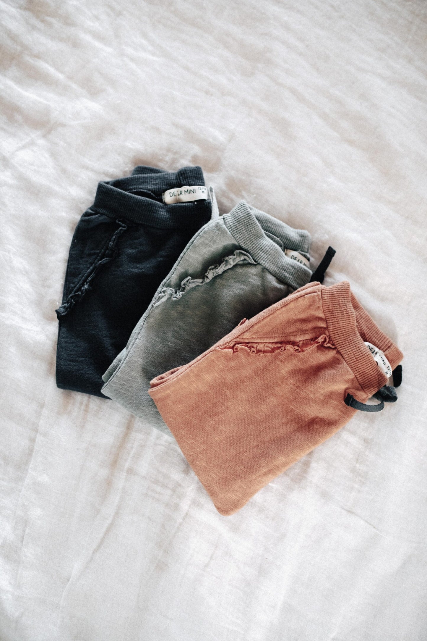 Ruffle Pants - Grey