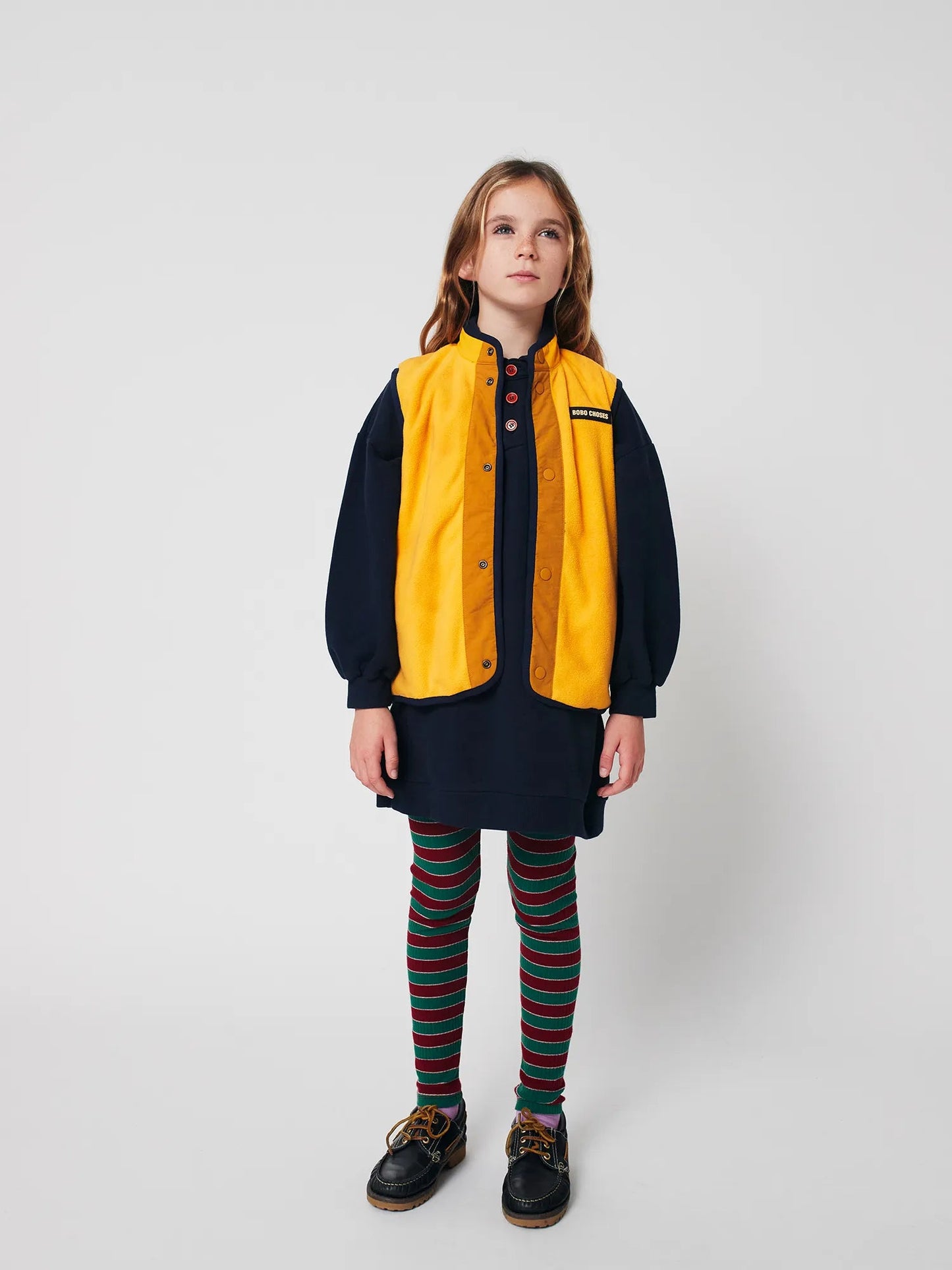 Multicolor Tiles Reversible Vest