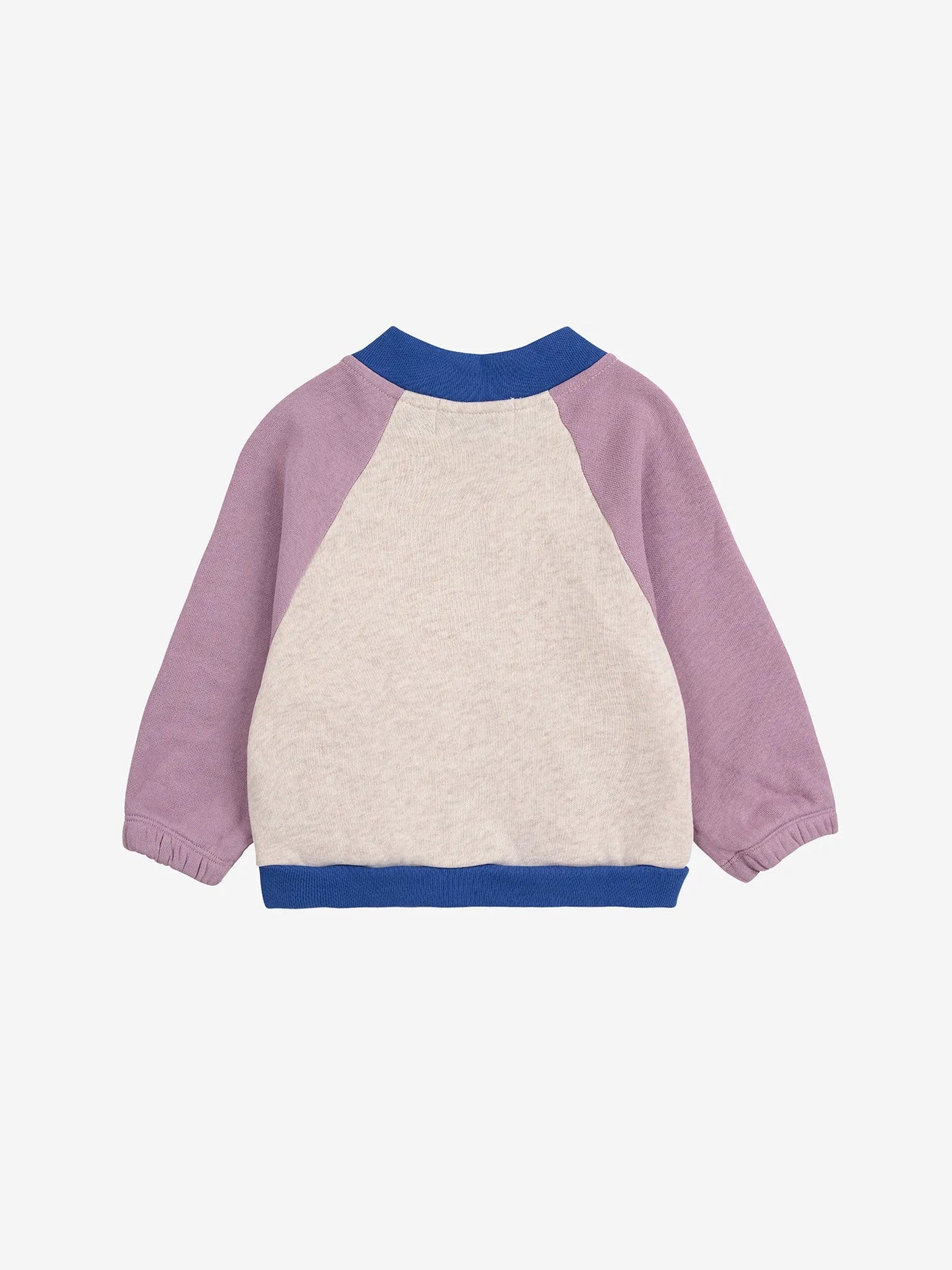 Color Block Baby Zipped Sweater