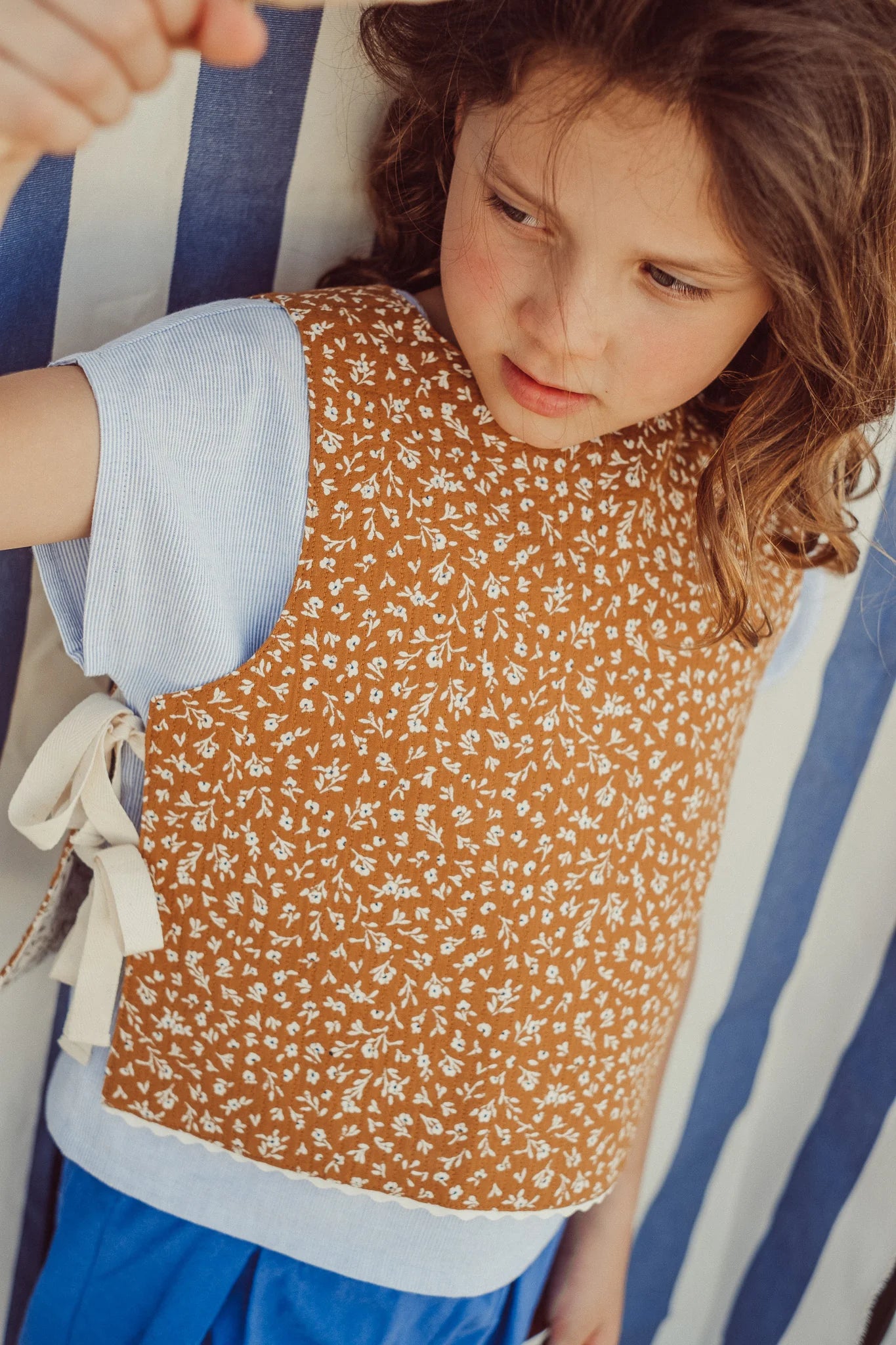 Louise Vest - Caramel Mixed