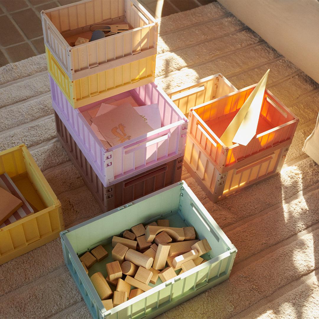 Weston Medium Storage Box 1-pack - Light Apricot