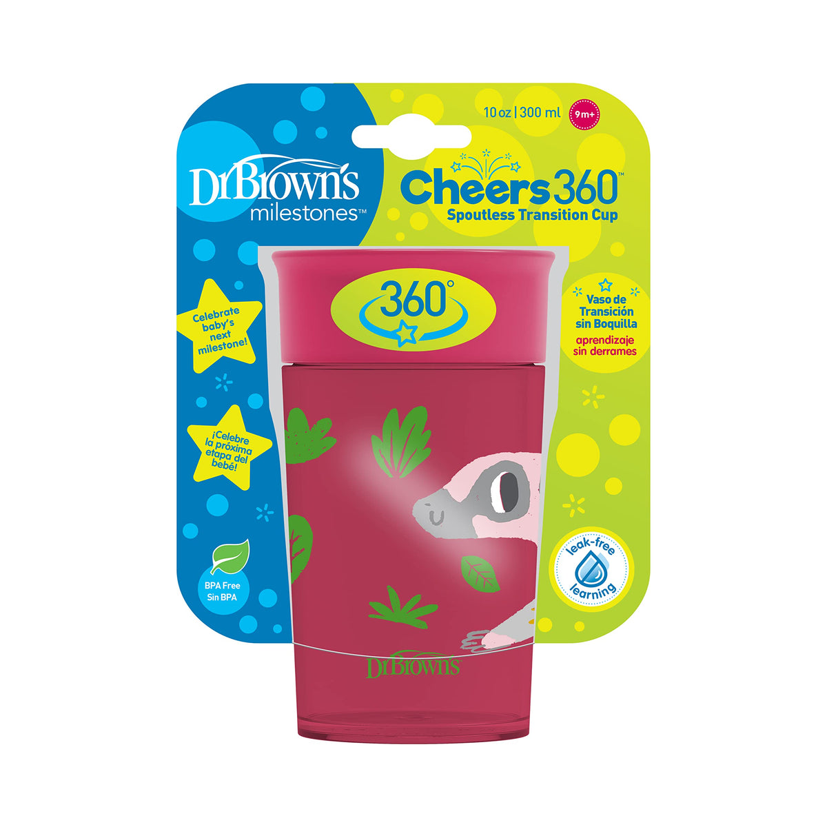 Smooth Wall Cheers Cup 300ML 9m+, Fuchsia