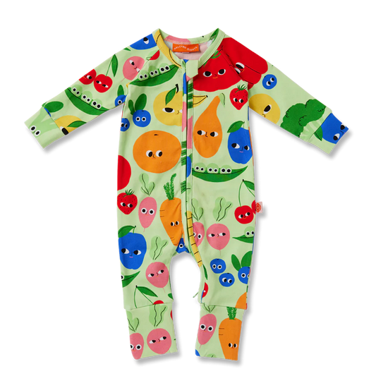 Happy Harvest Long Sleeve Playsuit