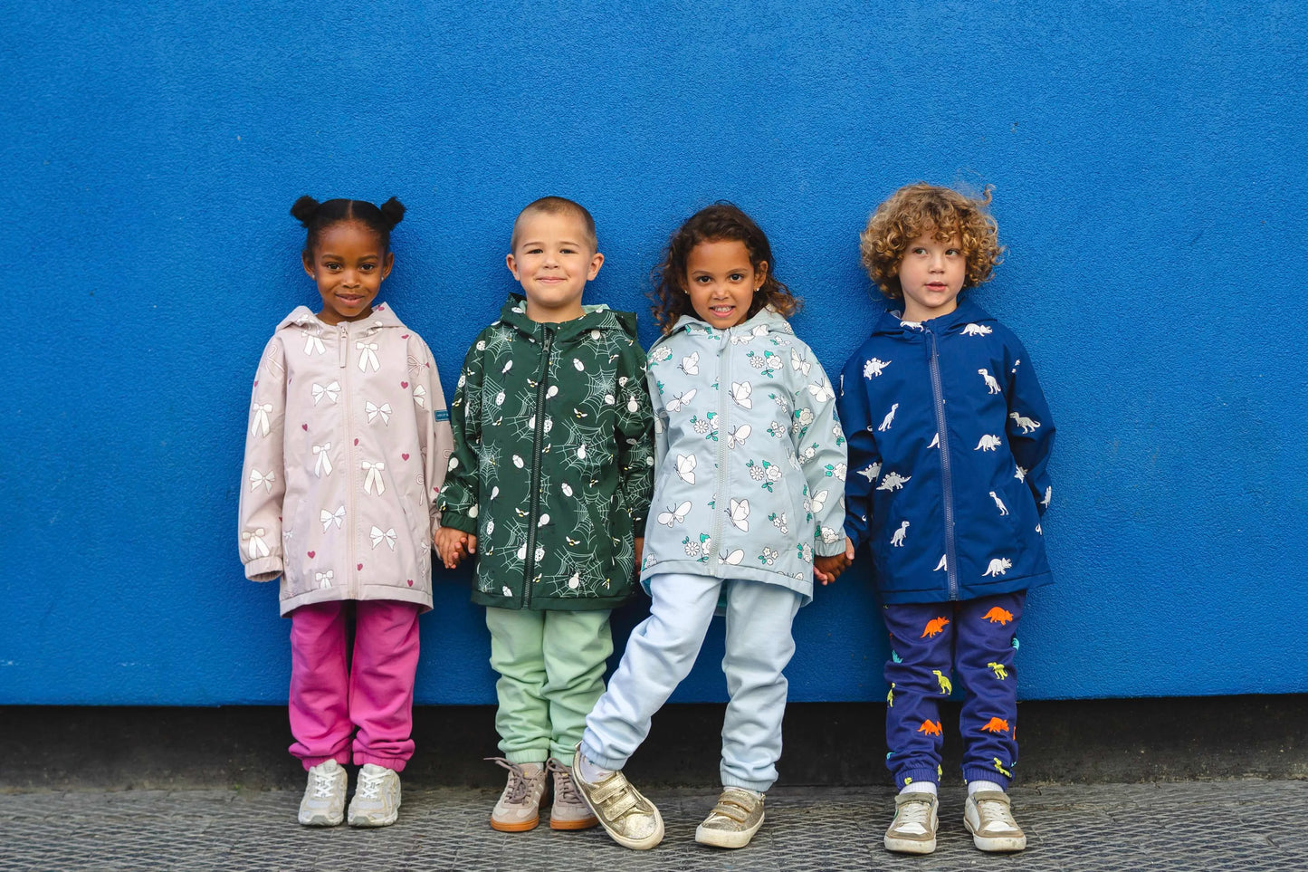 Color Changing Raincoat - Green Bugs