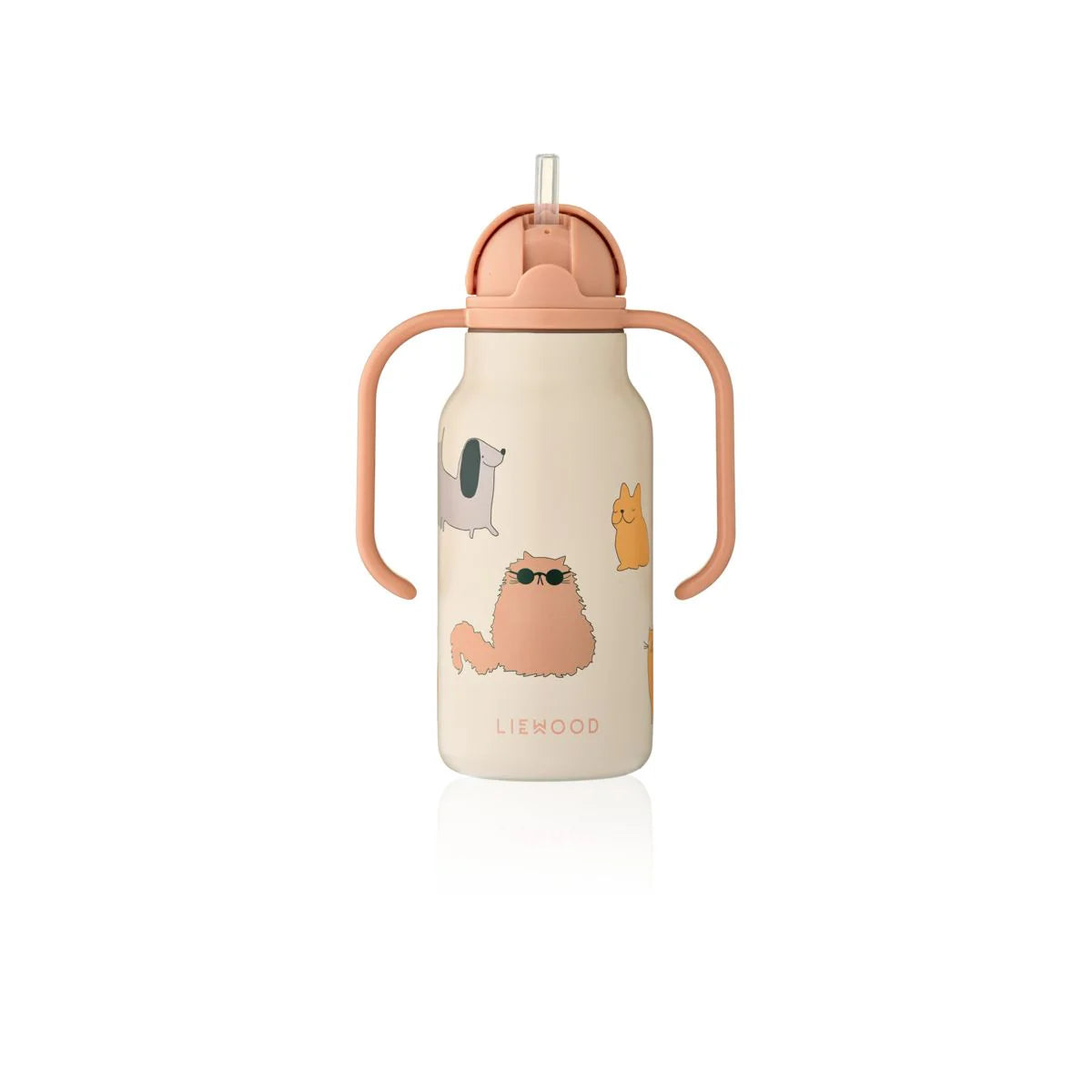 Kimmie Bottle 250ml - Cats and Dogs / Sandy
