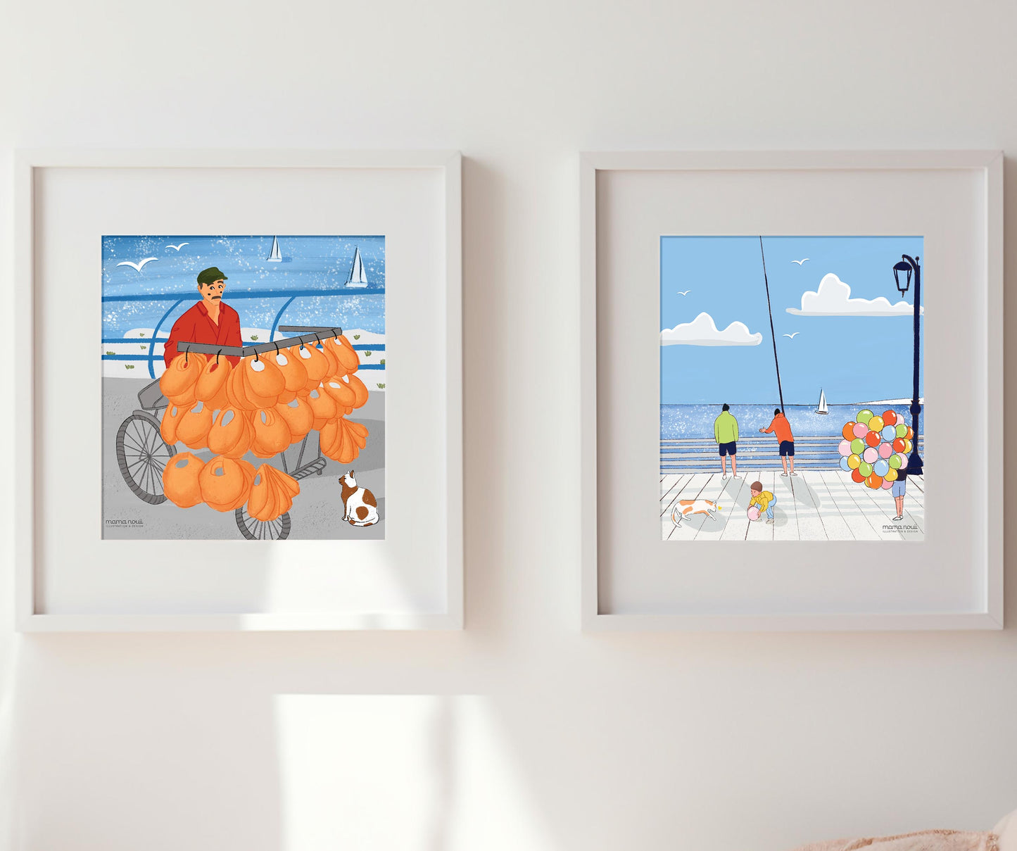 “Corniche” Prints - A3 - Balloon