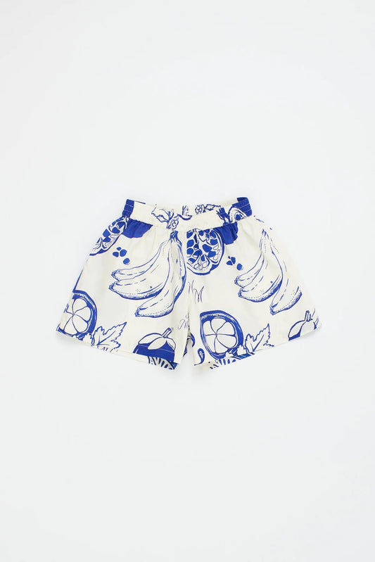 Pomegranate Print Shorts