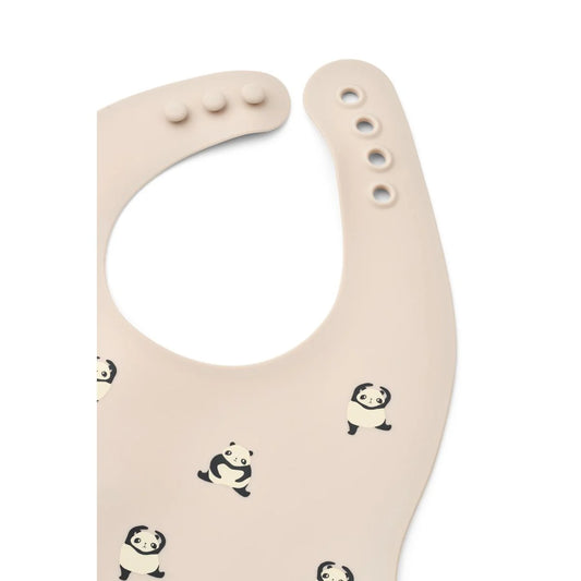 Ember Printed Bib 2-pack - Panda / Sandy