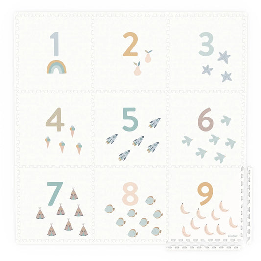 tiloo: Foam Puzzle Playmat & Storage Box - Numbers