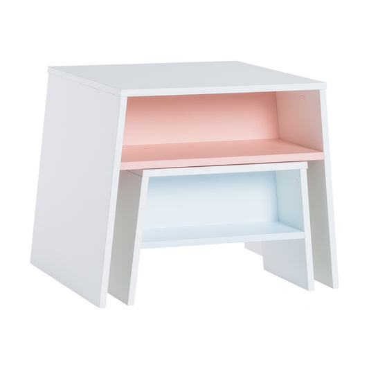 Tuli Stool - White/Blue