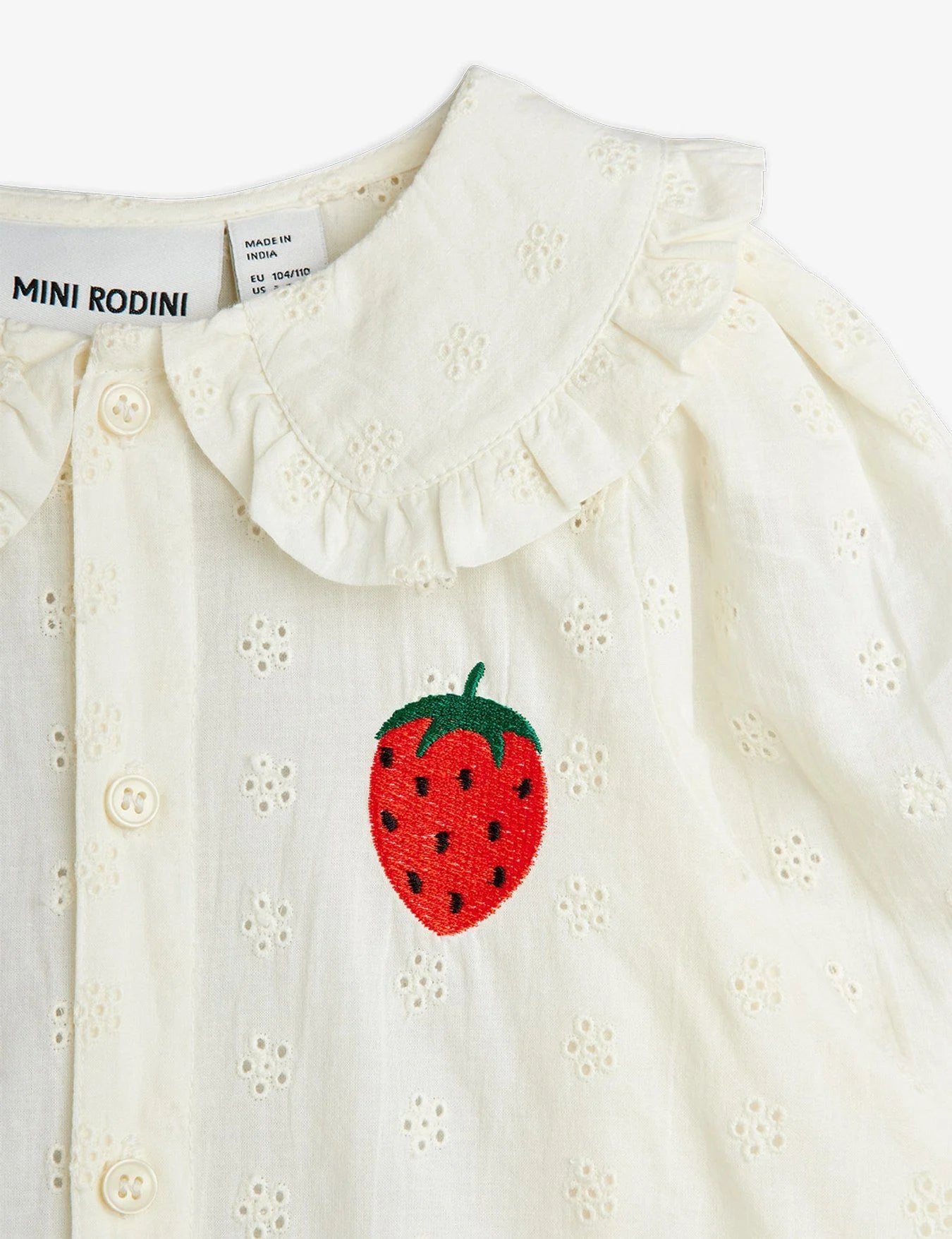 Strawberry Embroidered Blouse