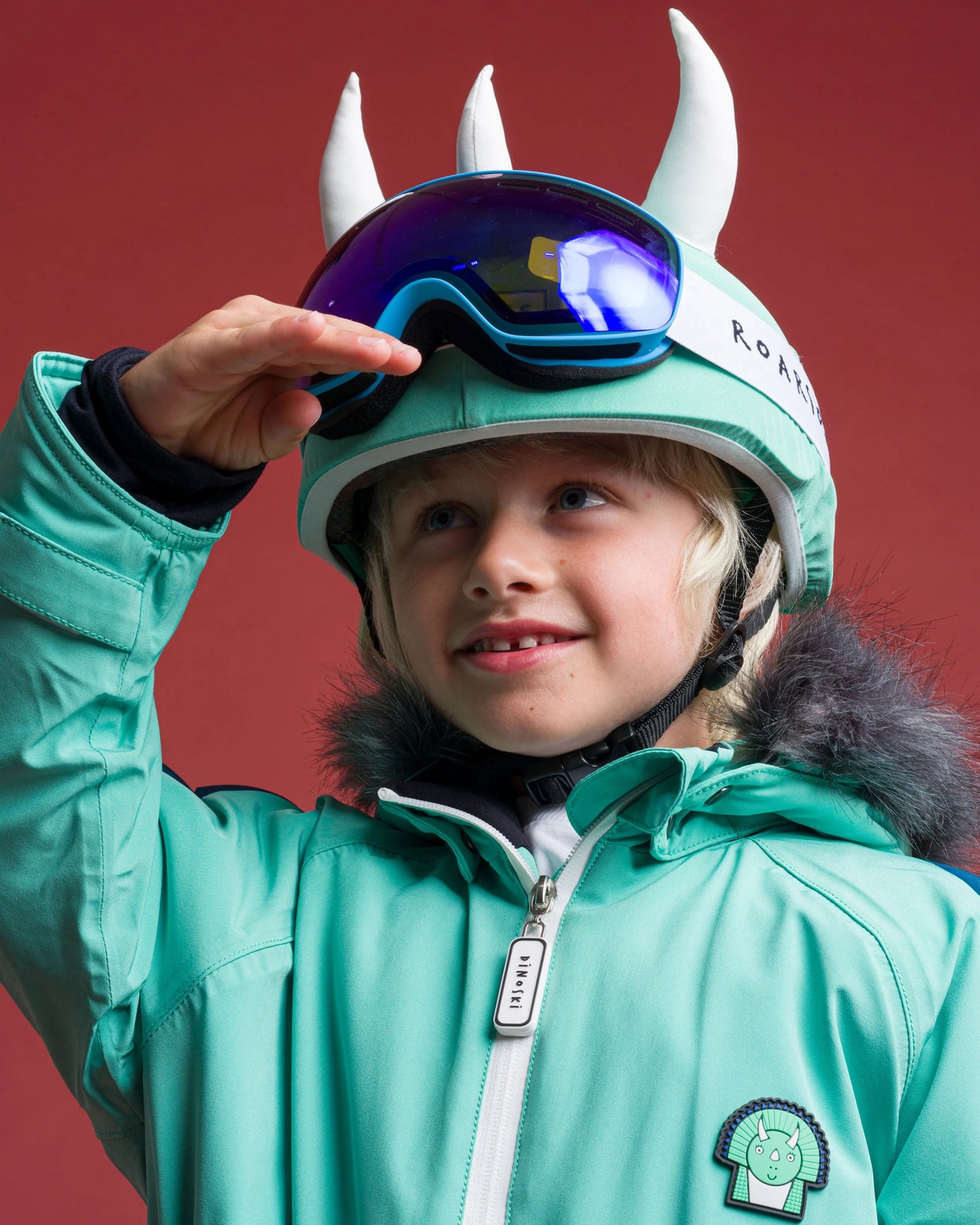 Helmet Covers - Spike The Dinosaur